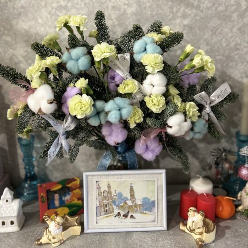 Новогодний букет  "В ожидании праздника"