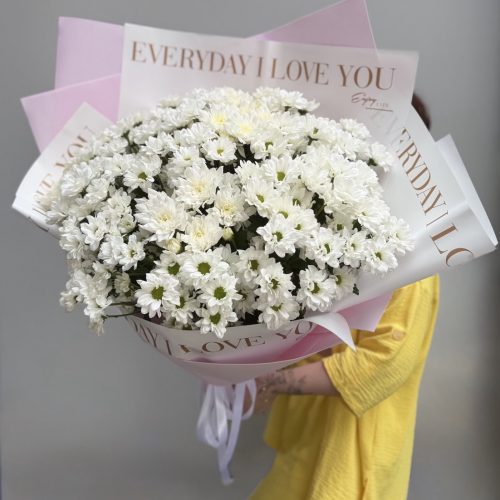 Букет-гигант из кустовых хризантем (Размер XL)