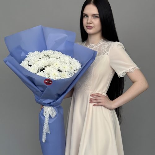 Букет-гигант кустовых хризантем (Размер S)