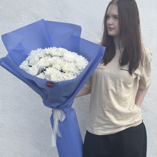 Букет-гигант кустовых хризантем ( Размер S)