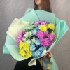 Букет-гигант кустовых хризантем mix (S)