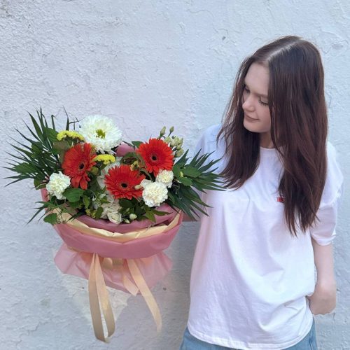 Букет Счастье в цветах  (М)