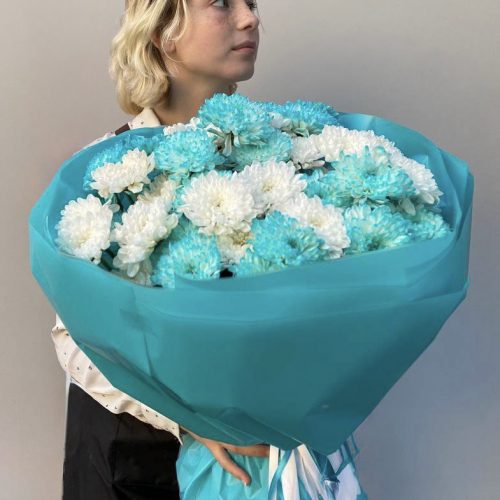 Букет из 11 кустовых хризантем