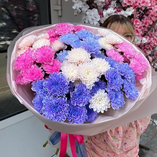 Букет хризантем "Шикарный микс"