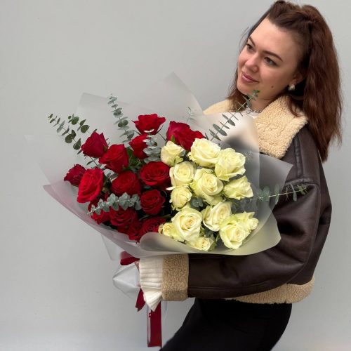 Сборный букет — коллекция "Я+Ты" (Размер L)