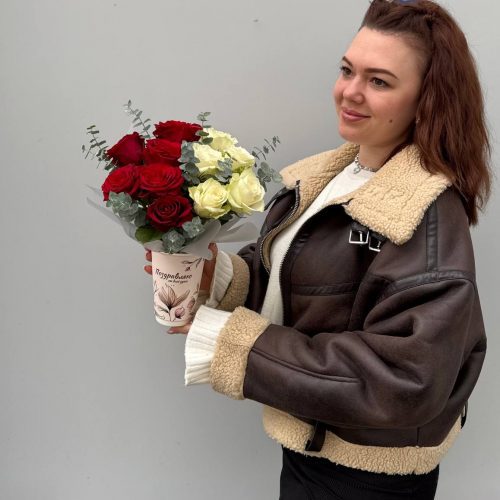 Сборный букет — коллекция "Я+Ты" (Размер S)