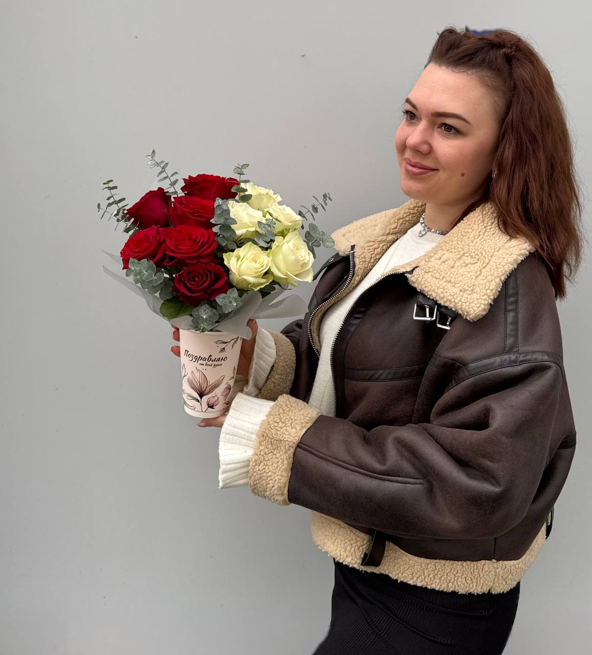 Сборный букет — коллекция "Я+Ты" (Размер S)