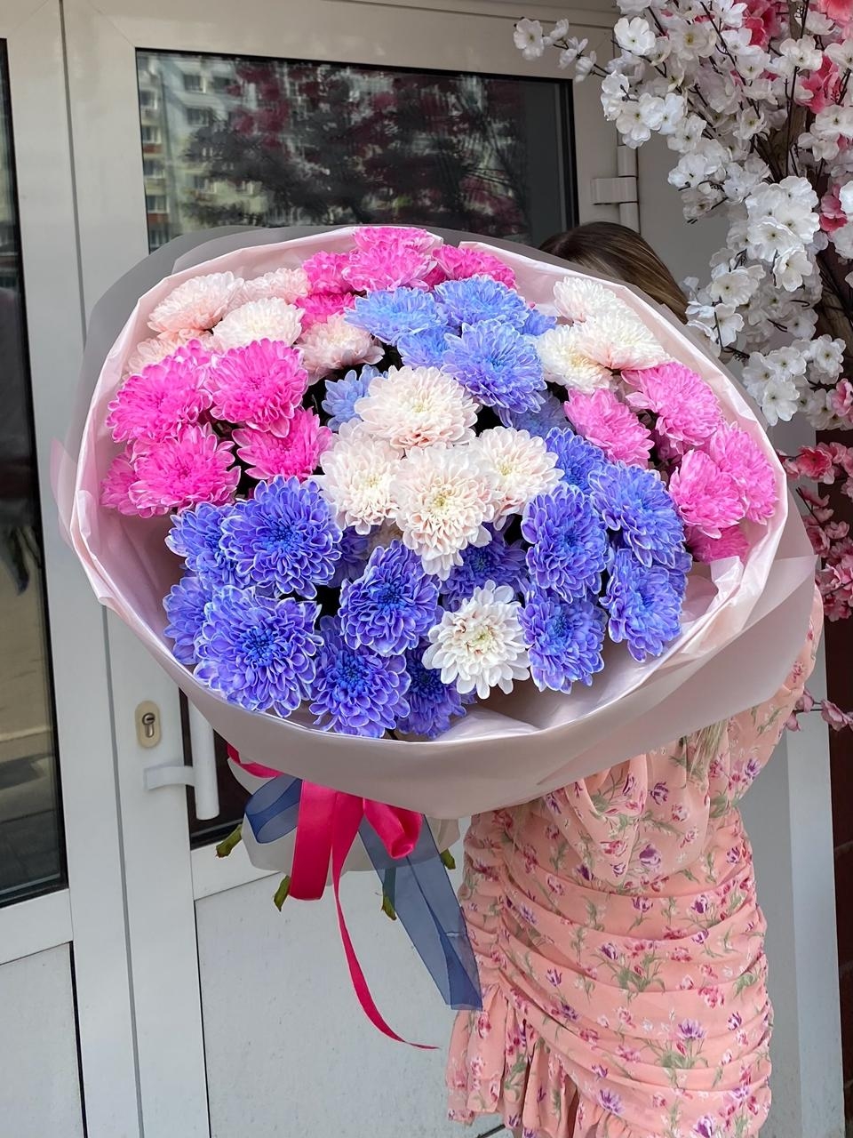 Букет хризантем "Шикарный микс" — изображение 3