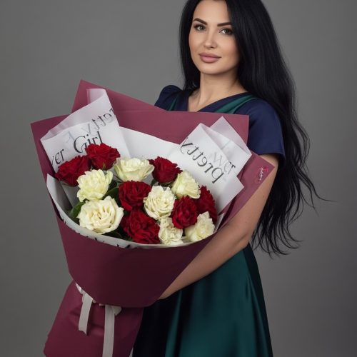 Букет-гигант из французских роз