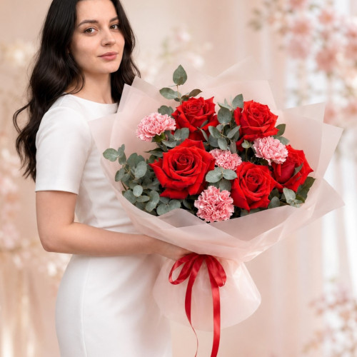 Гранатовый браслет М 1