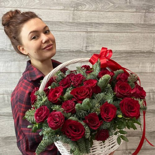 Корзина  "Королева зимы"