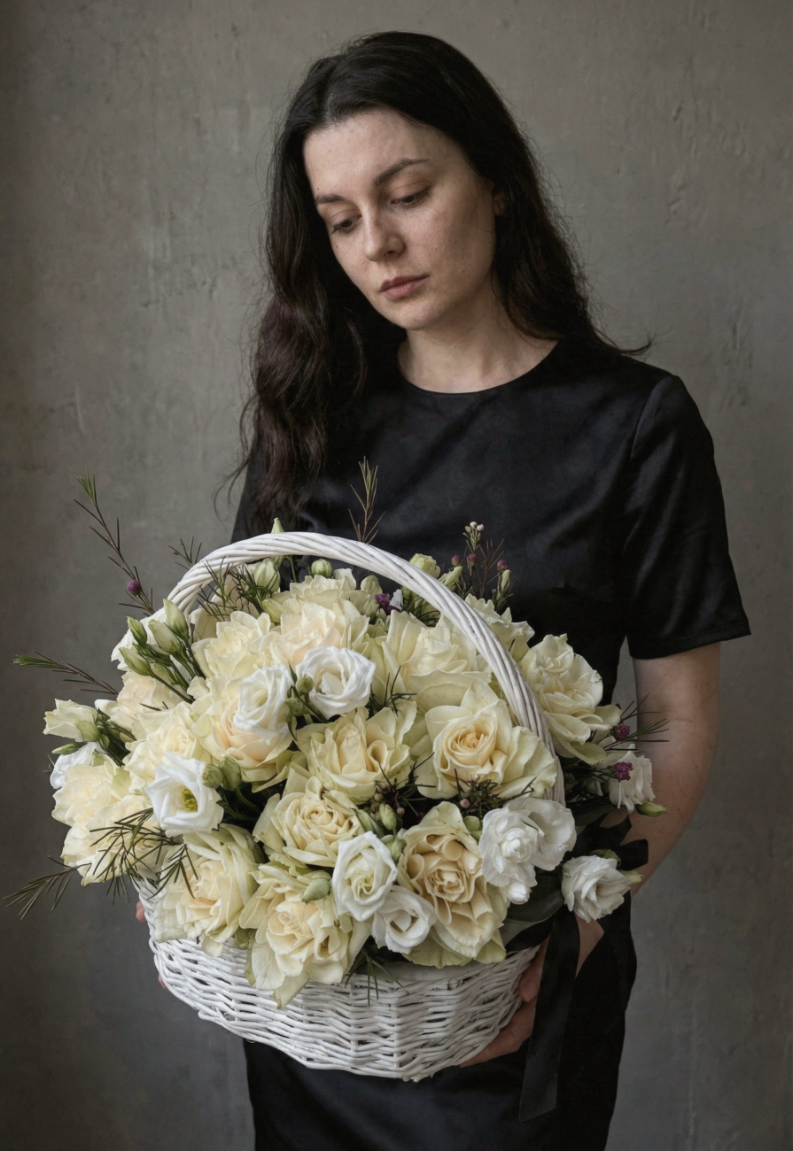 Траурная корзина