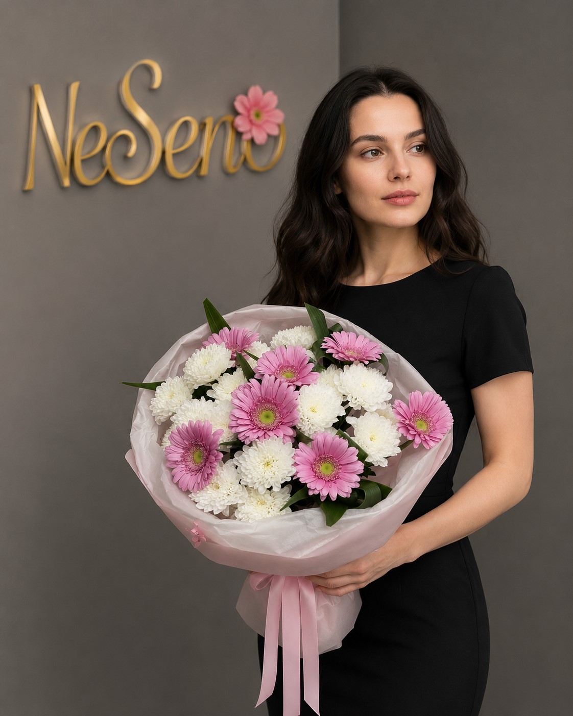 Букет Розовое настроение
